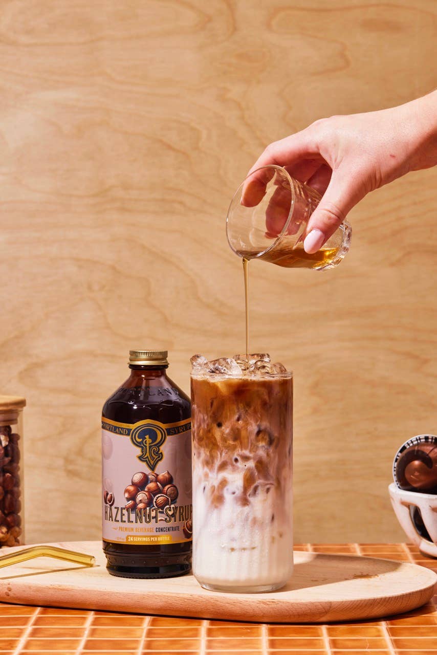 Portland Syrups - Gift Set - Coffee Syrups - Vanilla, Hazelnut, Caramel