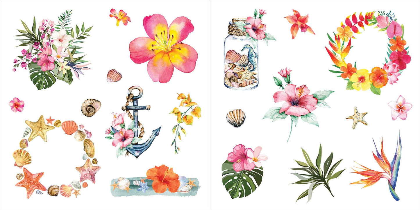Peter Pauper Press - Bunches of Botanicals Sticker Book (500 stickers)