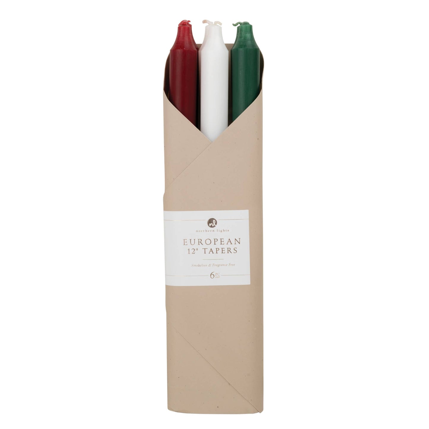 12" Taper Combo Candle Gift Set: Cottage Vines - Northern Lights
