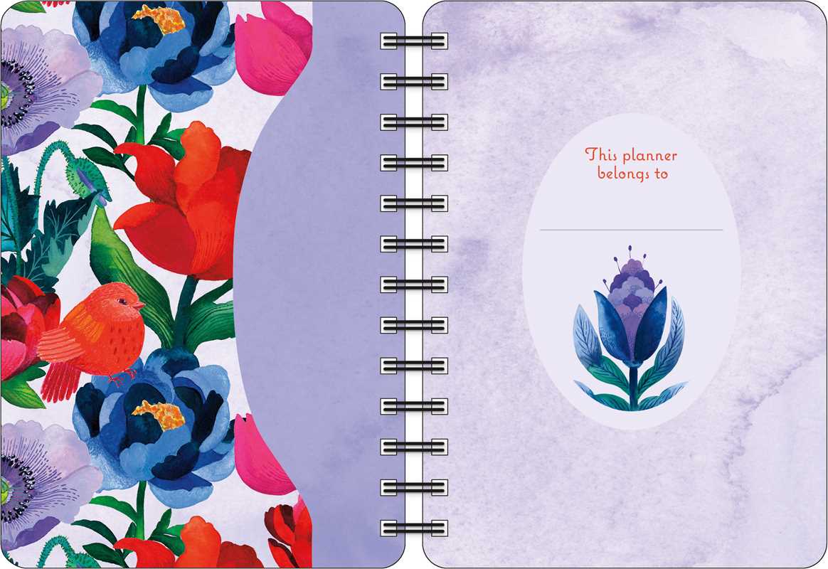 Flora & Fauna 2026 Weekly Planner Calendar by Malin  Gyllensvaan: Calendar; 224 pages / English