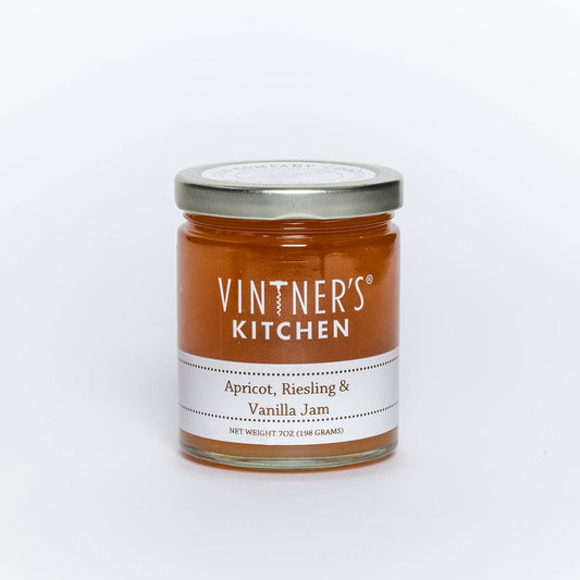 Vintner's Kitchen LLC - Apricot Reisling and Vanilla Jam: 7oz