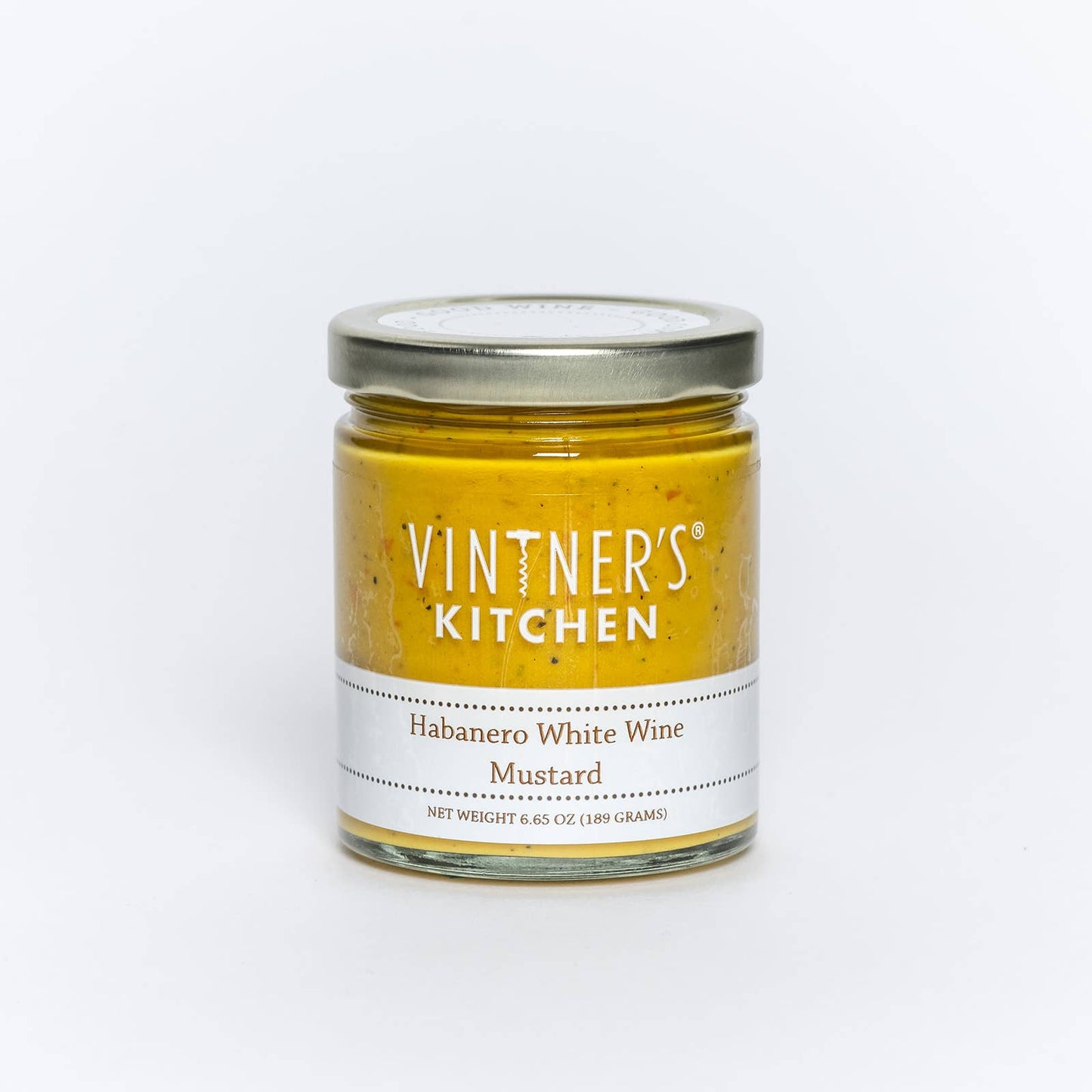 Vintner's Kitchen LLC - Habanero White Wine Mustard: 6.65 ounce
