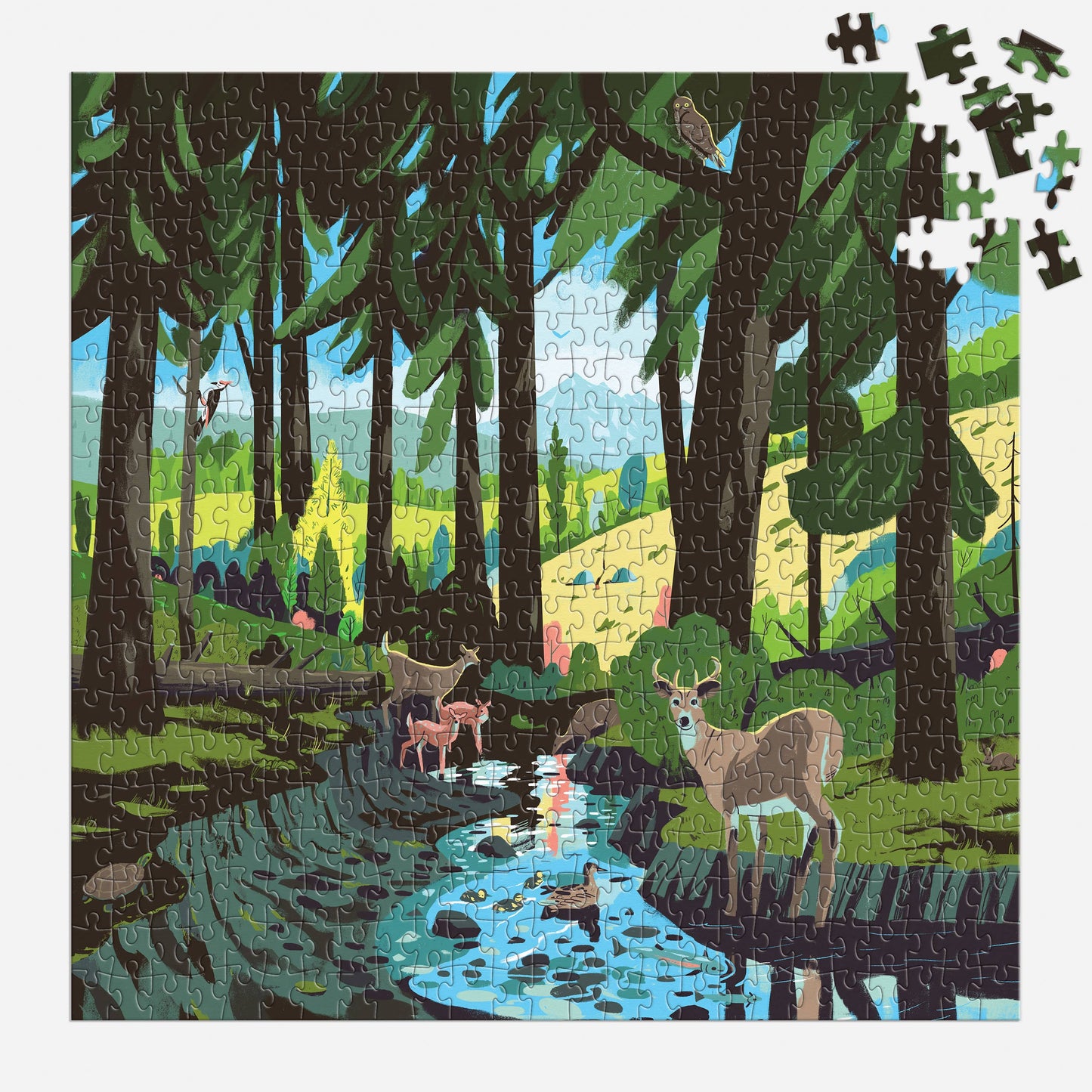 Woodland Pass 500 Piece Puzzle - Chronicle Books