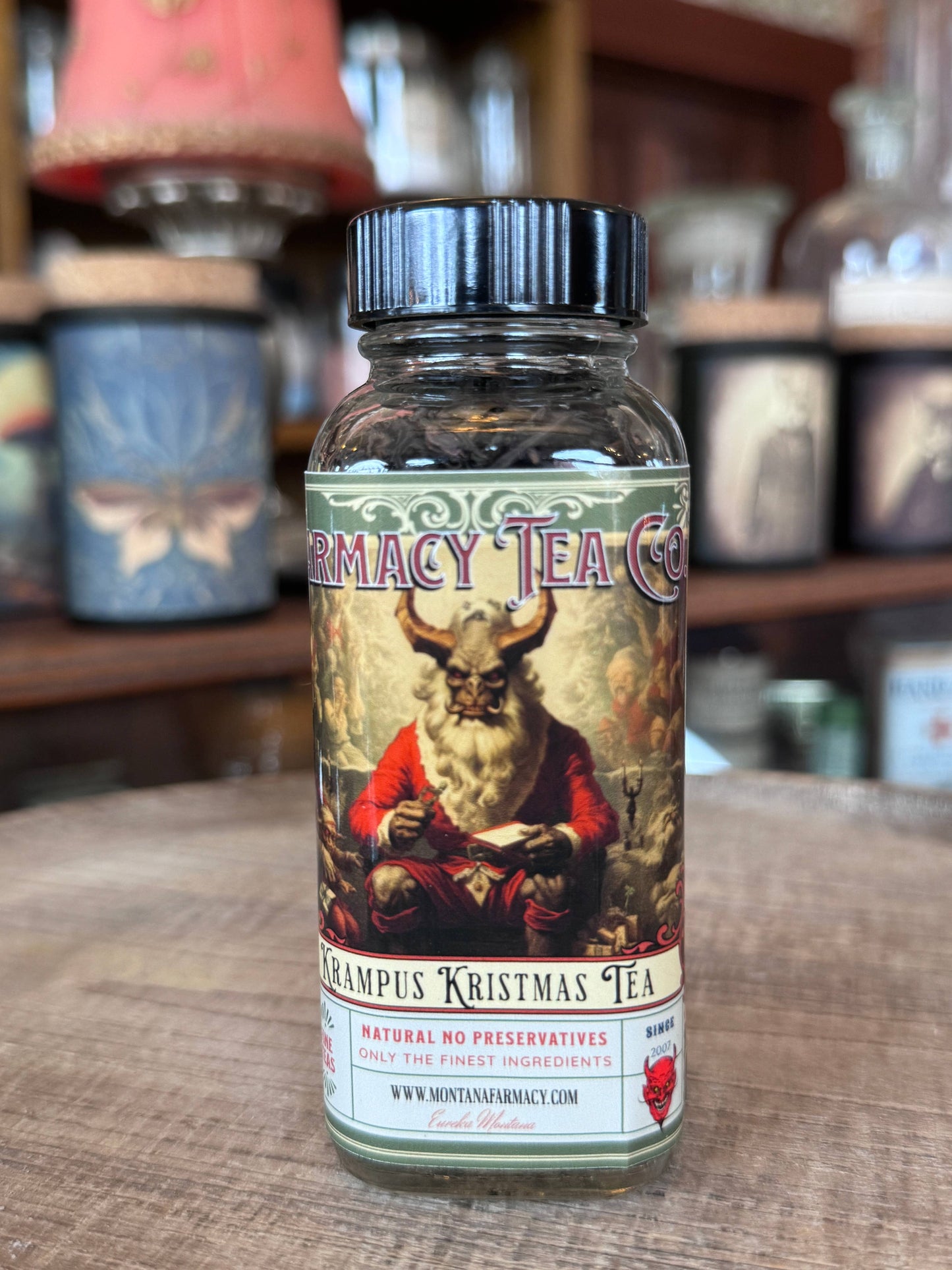 Montana Farmacy - It's a Krampus Christmas! Delish tea Nordic Smoke