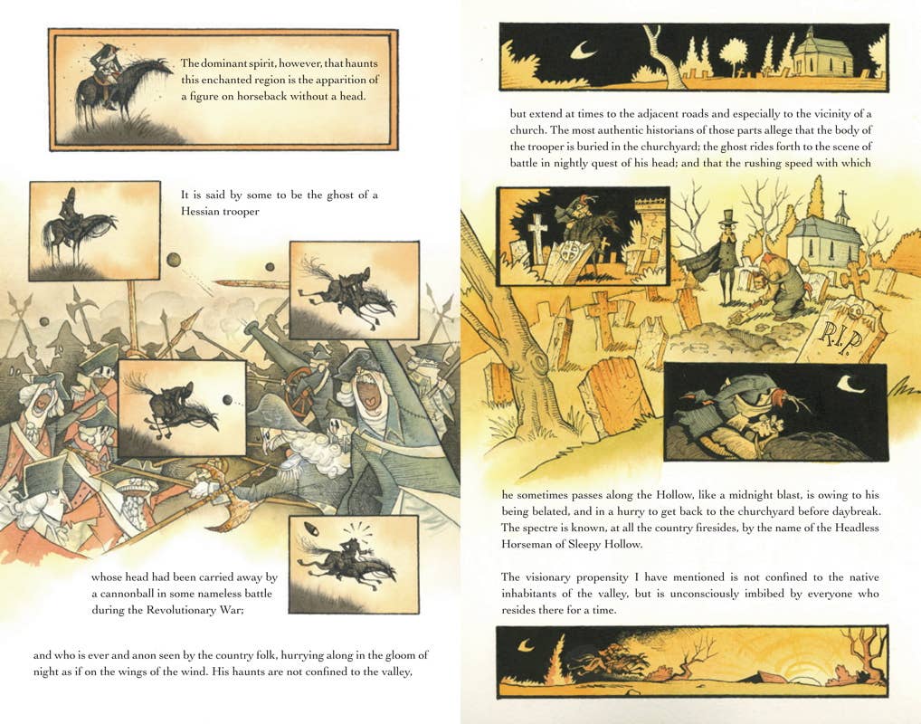 Legend of Sleepy Hollow by Washington Irving: Hardcover; 40 pages / English