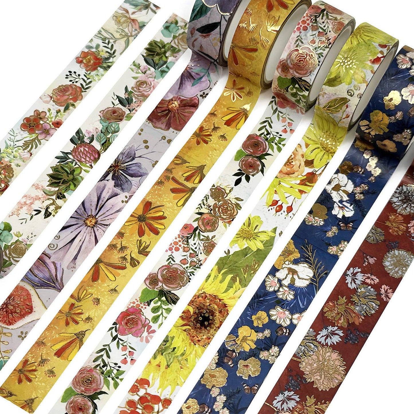 Wrapables.com - Wrapables Nature Metallic Foil Washi Tape Set