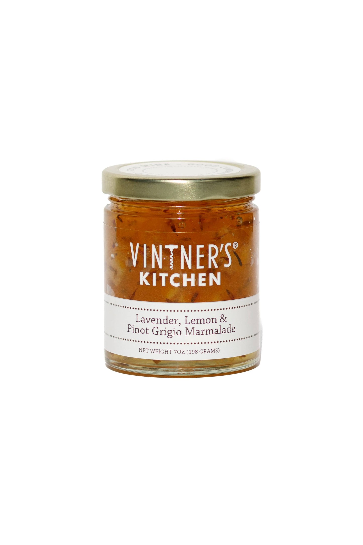 Vintner's Kitchen LLC - Lavender, Lemon & Pinot Grigio Marmalade: 7 ounce