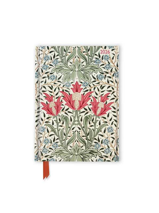 William Morris Gallery: Bourne 2026 Luxury Pocket Diary Planner - Week to View by: Diary; 128 pages / English