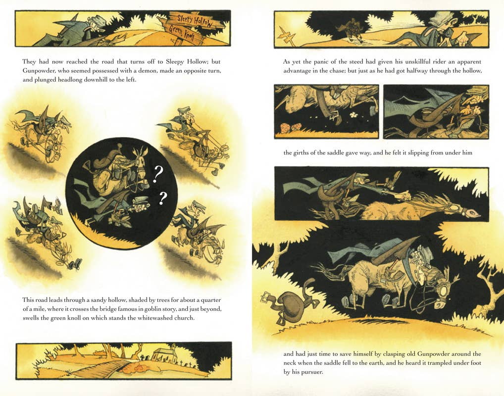 Legend of Sleepy Hollow by Washington Irving: Hardcover; 40 pages / English