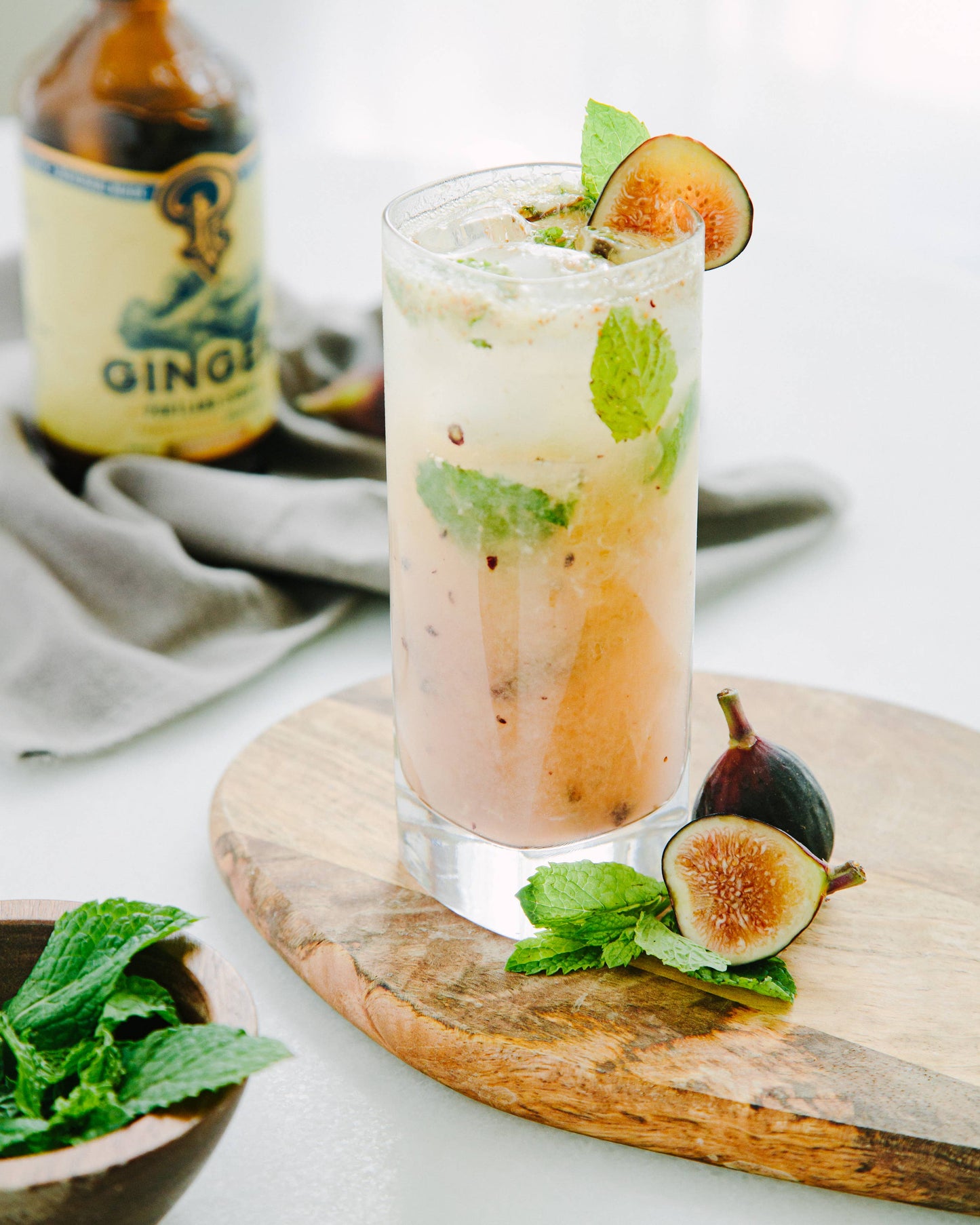 Portland Syrups - Ginger Syrup 12oz - cocktail / mocktail beverage mixer