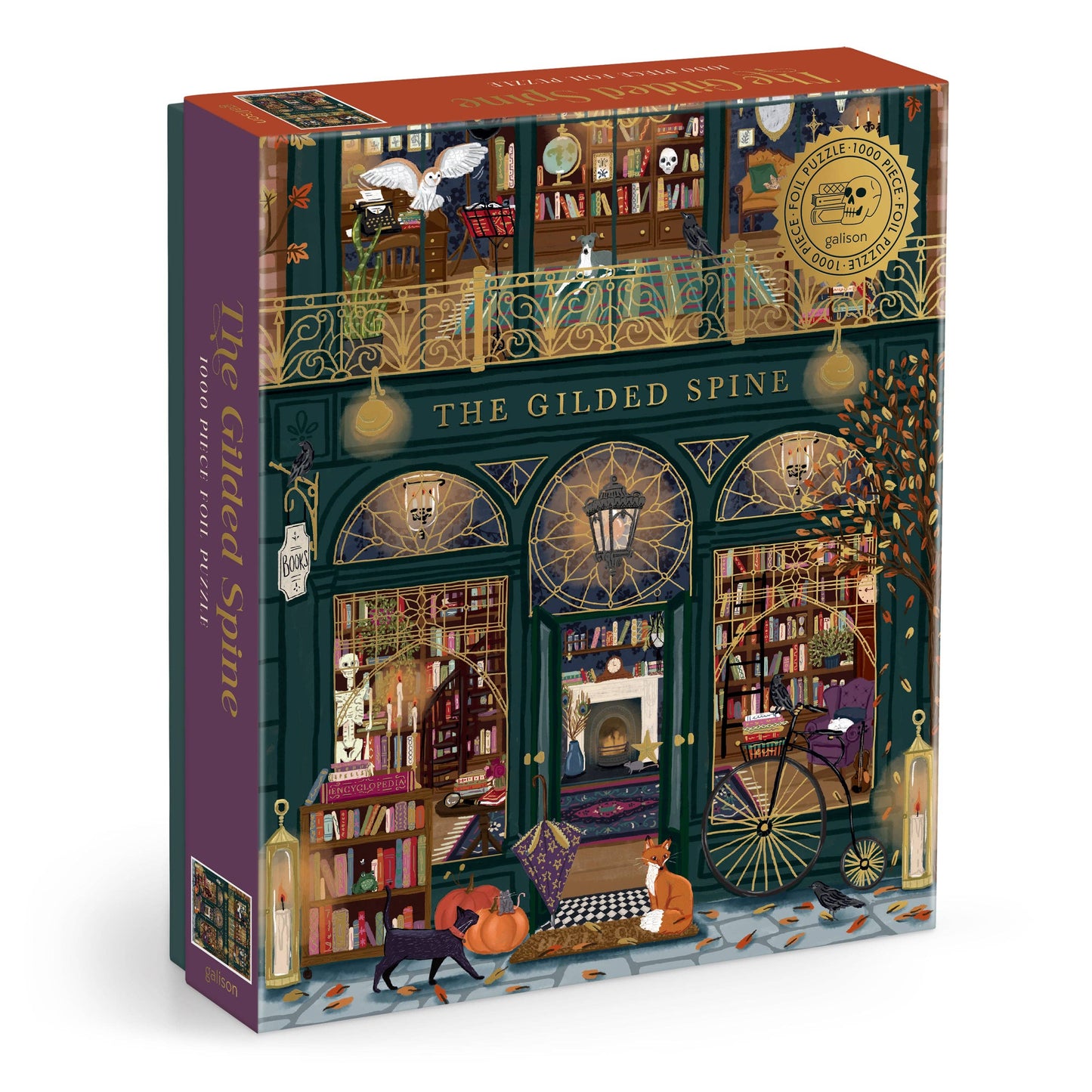 Chronicle Books - The Gilded Spine 1000 Piece Foil Puzzle