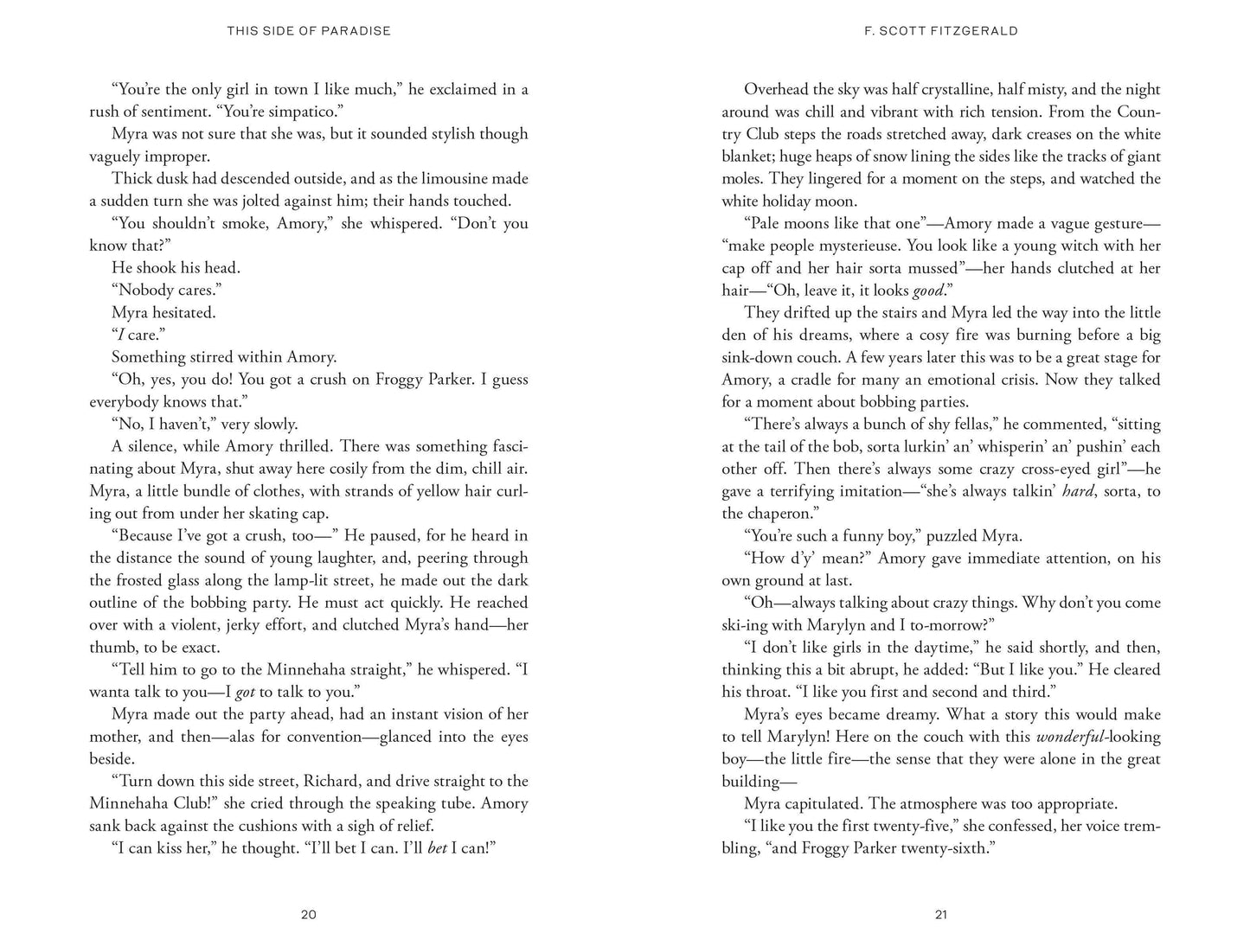 This Side of Paradise by F. Scott Fitzgerald