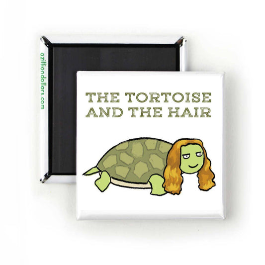 Tortoise and the Hare Funny Magnet
