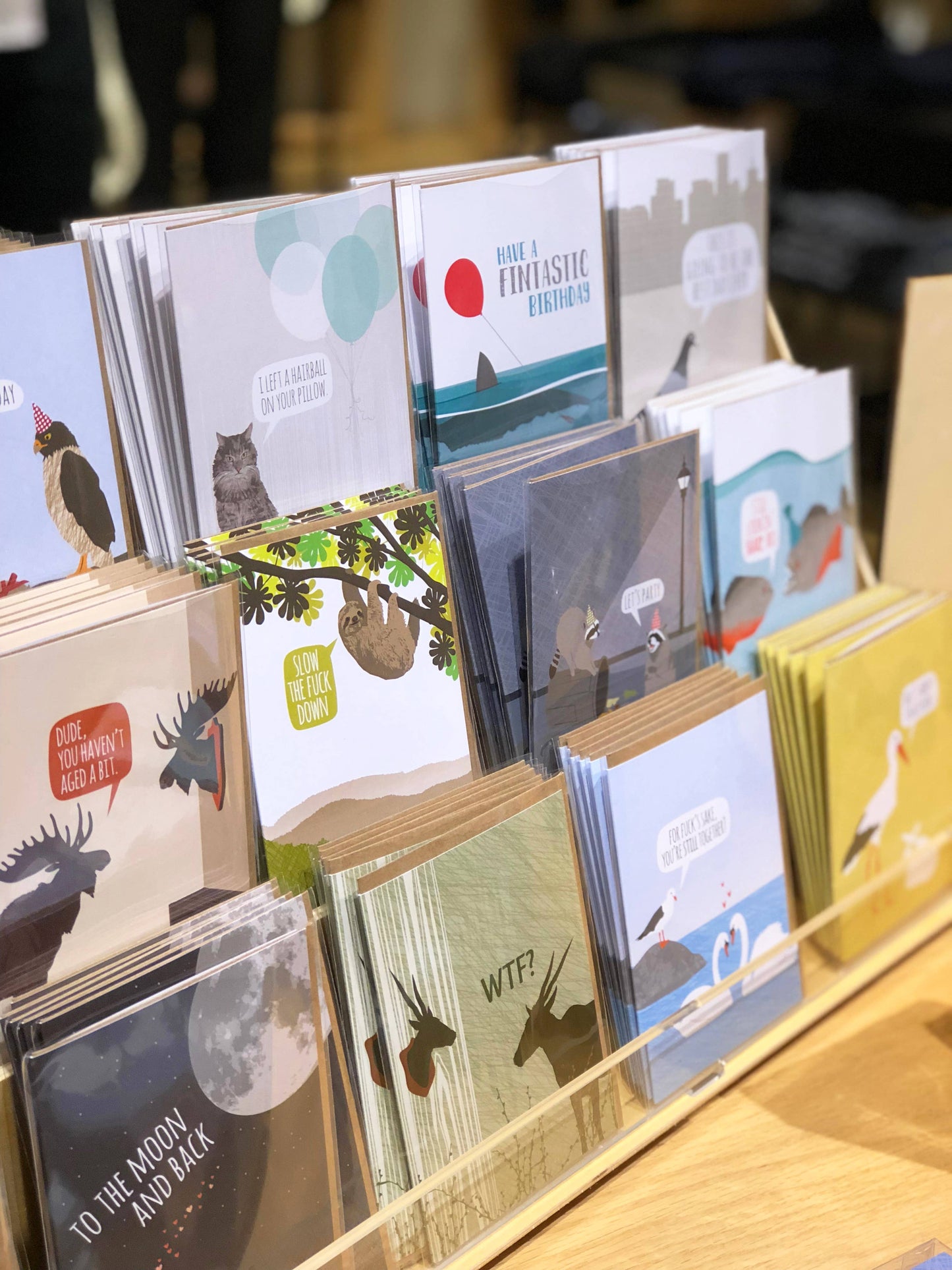 Modern Printed Matter - Hawks Birthday Card