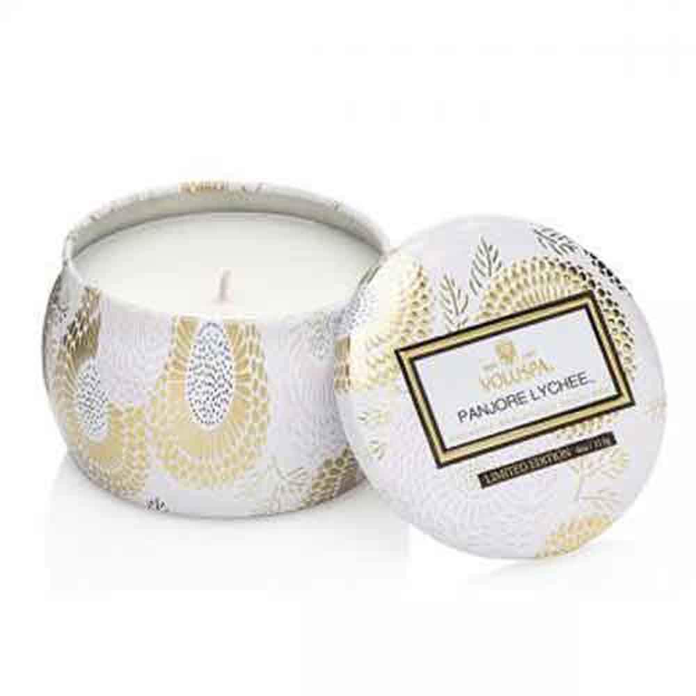 Panjore Lychee - Voluspa Mini Tin Candle