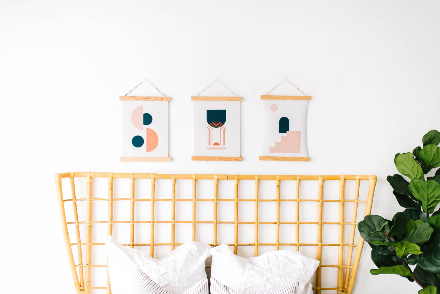 Hanger Frames - 25" MAGNETIC Poster Hanger Frame for 24x36" Portrait Print: Aged Oak Stain