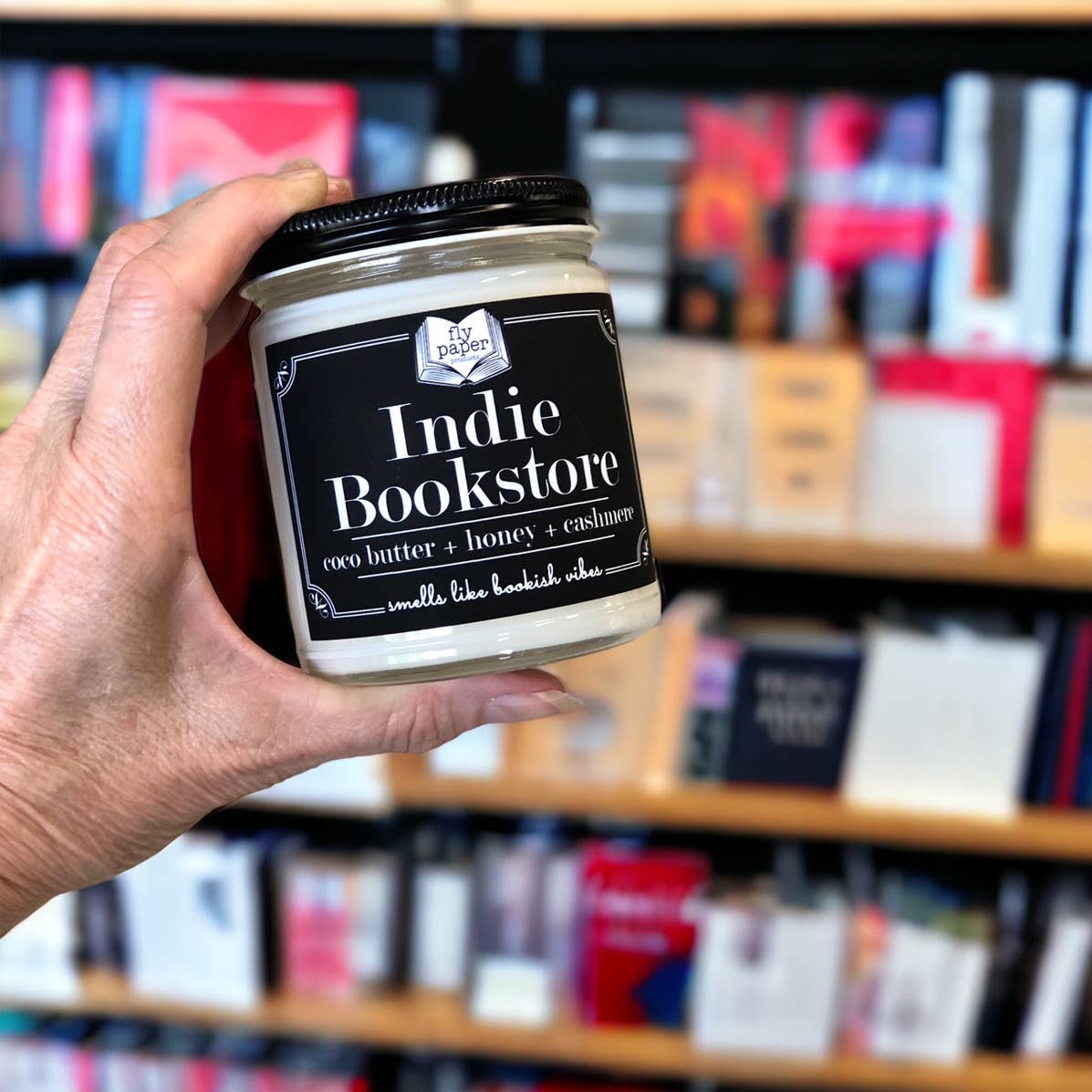 Fly Paper Products - Indie Bookstore 9oz Soy Candle Contest Winner