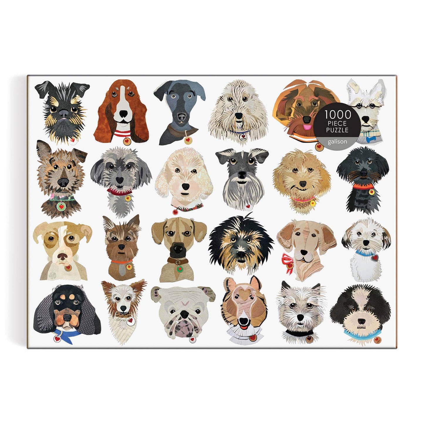 Paper Dogs 1000 Piece Puzzle - Chronicle Books