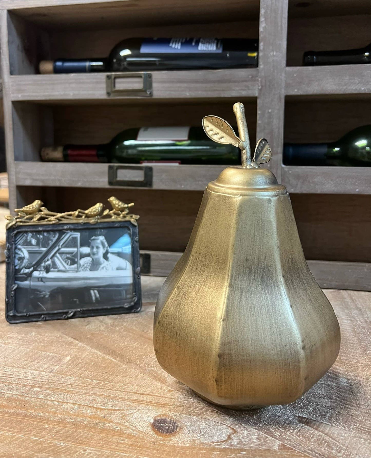 Golden Pear Table Decor