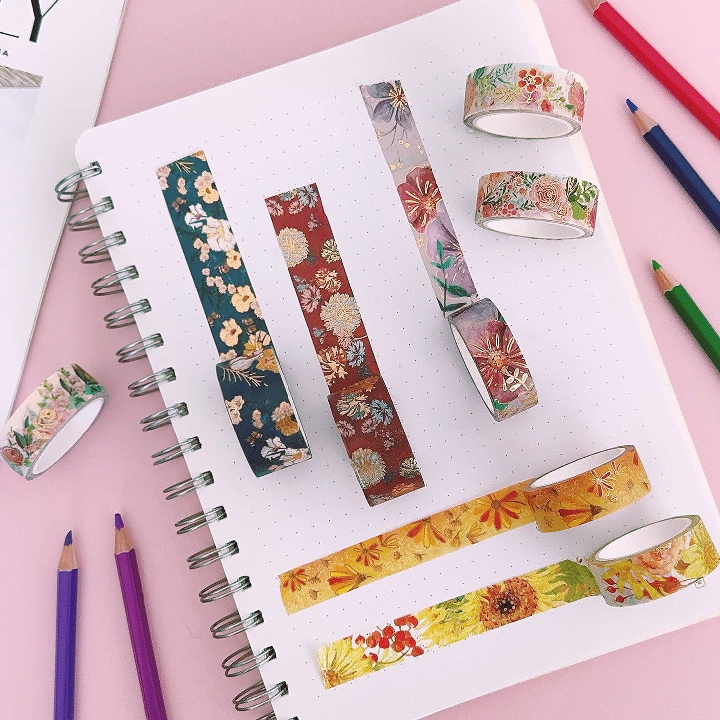 Wrapables.com - Wrapables Nature Metallic Foil Washi Tape Set