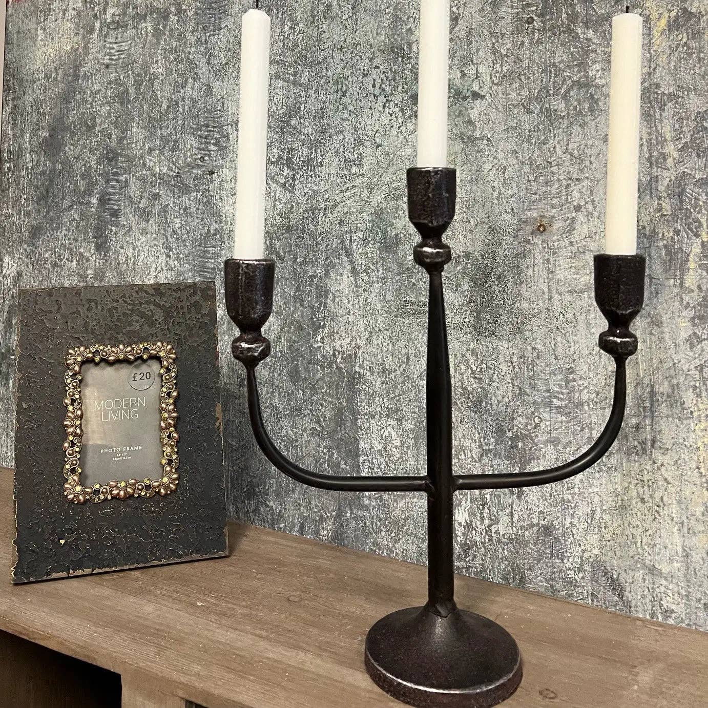 Vagabond Vintage - VINTAGE STYLE CANDELABRA: Gold
