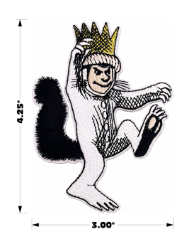 Patch - Where The Wild Things Are Max Kids Book Cartoon 60s