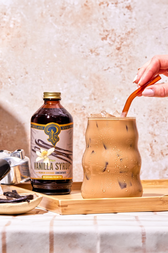 Portland Syrups - Gift Set - Coffee Syrups - Vanilla, Hazelnut, Caramel