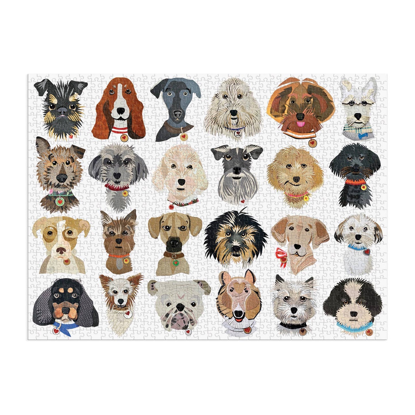 Paper Dogs 1000 Piece Puzzle - Chronicle Books