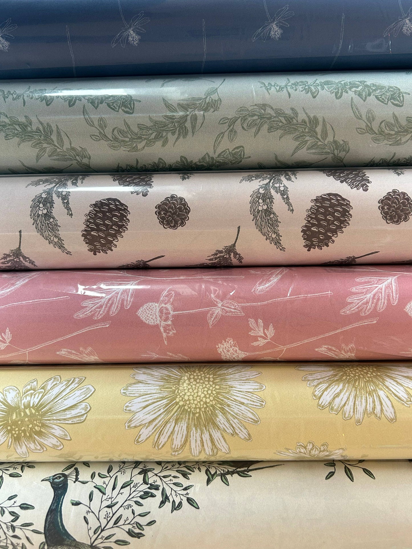 Vines & Bird Wrapping Paper
