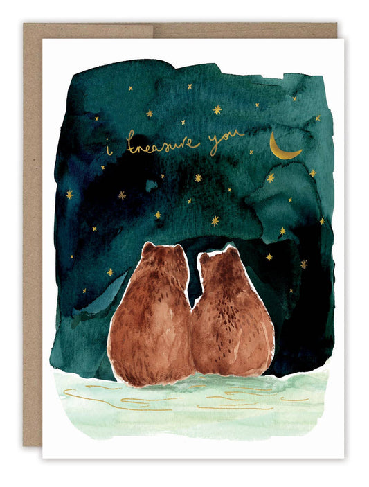 Biely & Shoaf - Bears I Treasure You Anniversary Card