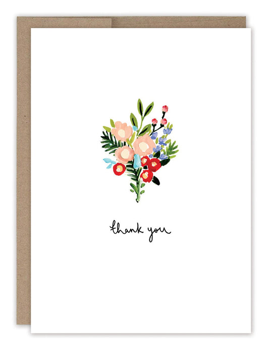 Biely & Shoaf - Flower Bouquet Thank You Card
