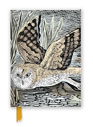 Angela Harding: Marsh Owl (Foiled Journal) (Flame Tree Notebooks)