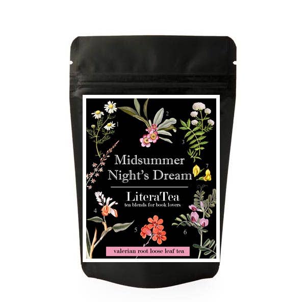 Fly Paper Products - A Midsummer Night's Dream Specialty Nighttime Tea: 12 Tea Bags in Tin Canister
