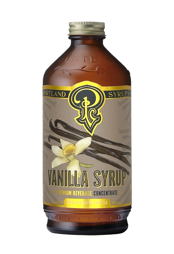 Portland Syrups - Vanilla Syrup 12 oz - Coffee Syrup