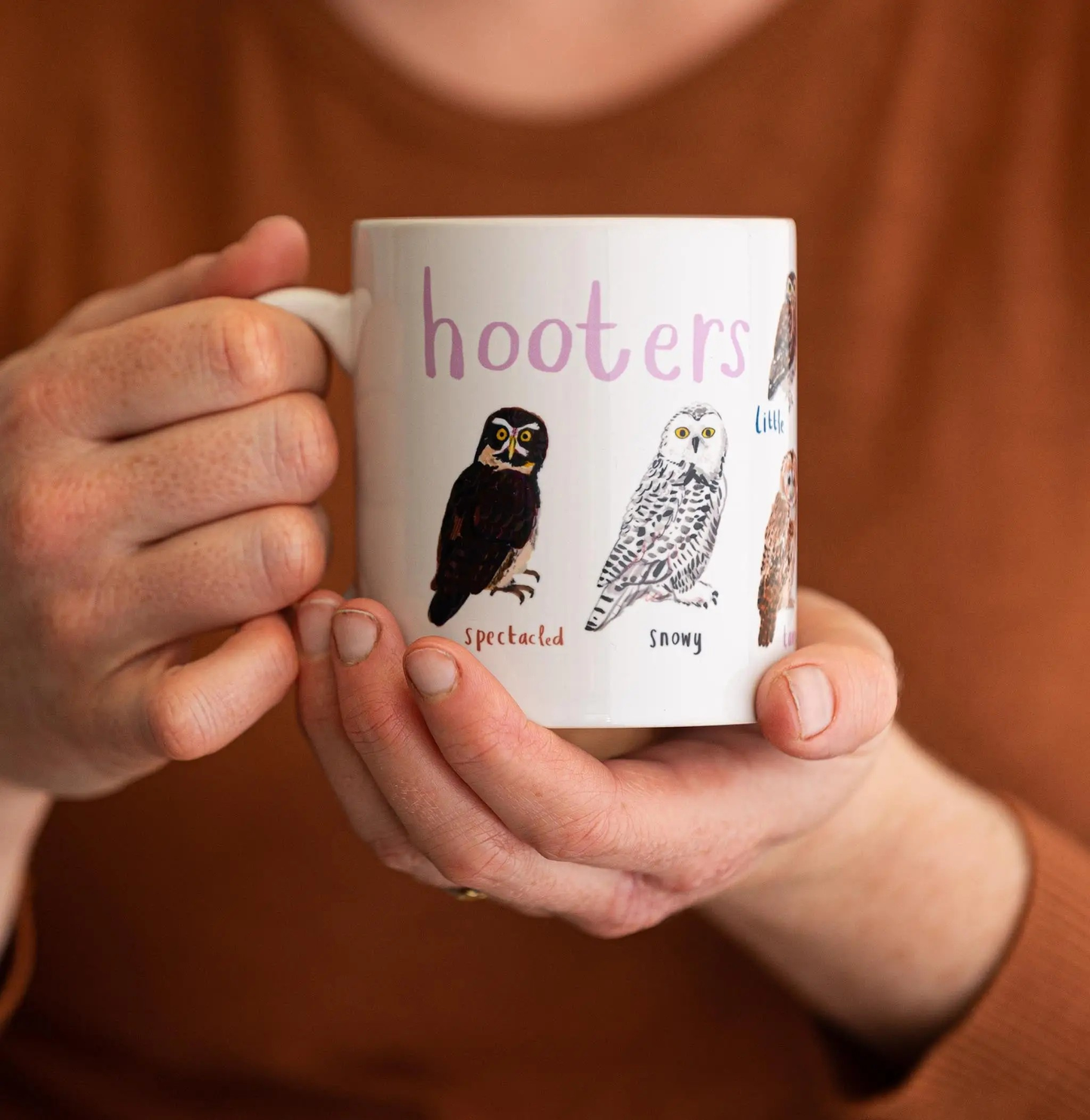 Fly Paper Products - Hooters Bird Pun- Owl Fowl Language Ceramic Coffee Tea Mug