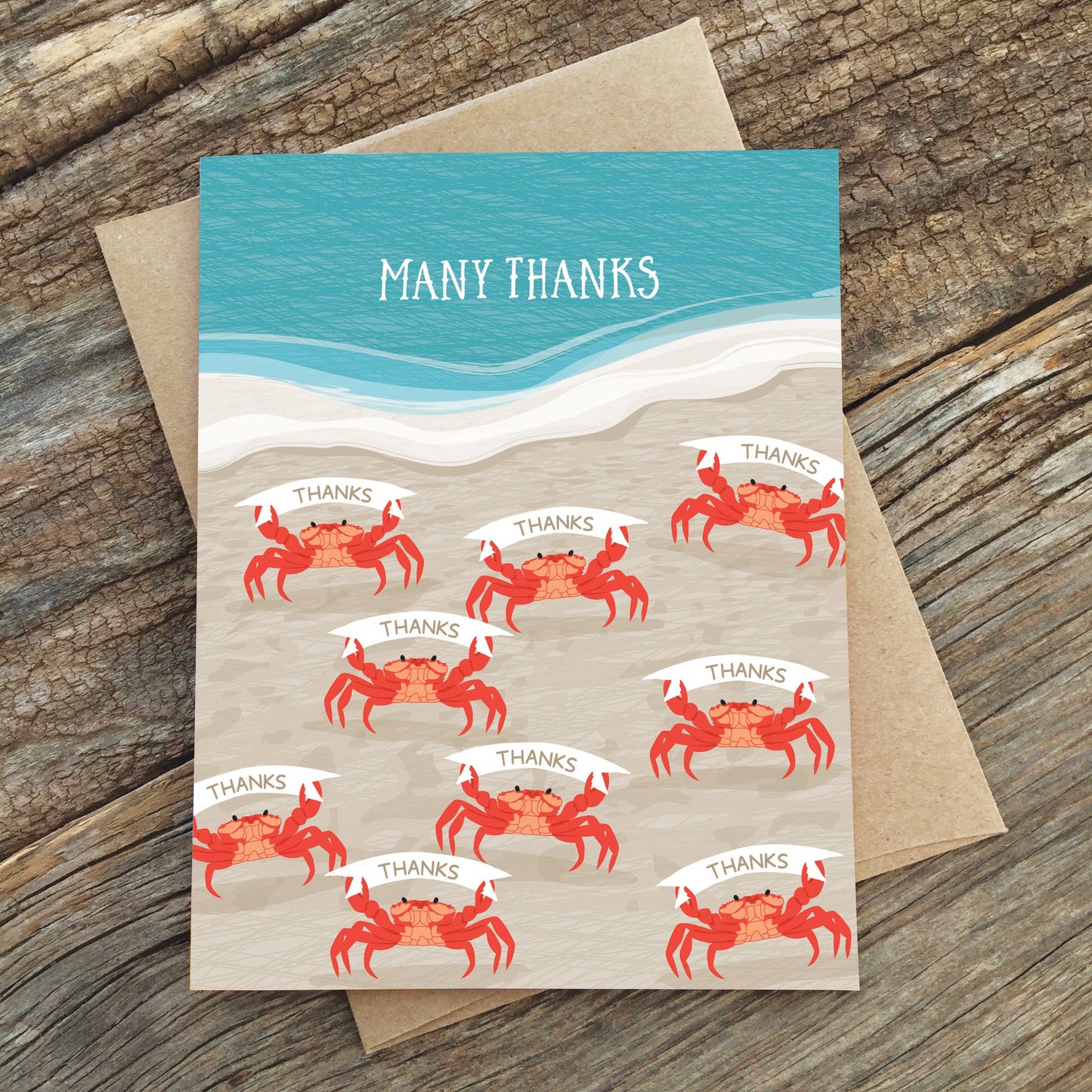 Modern Printed Matter - Many Thanks Card