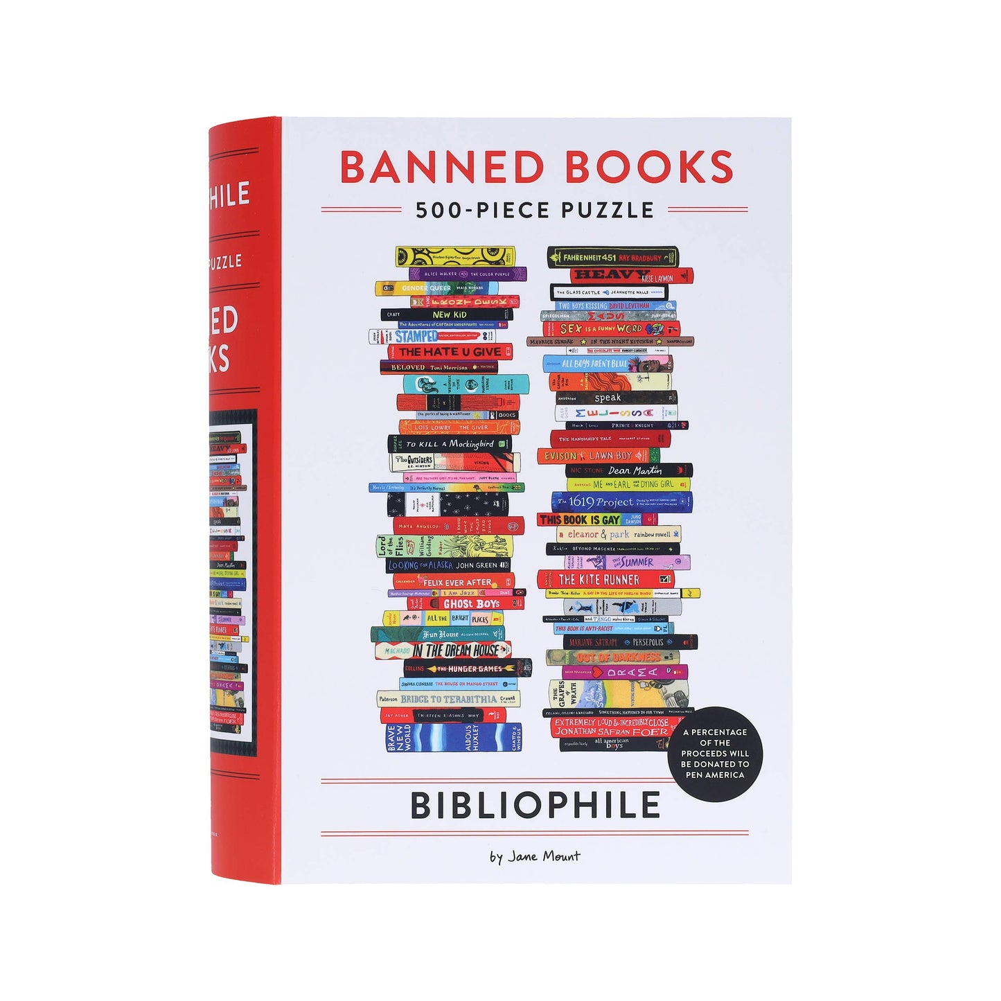 Chronicle Books - Bibliophile Banned Books 500-Piece Puzzle