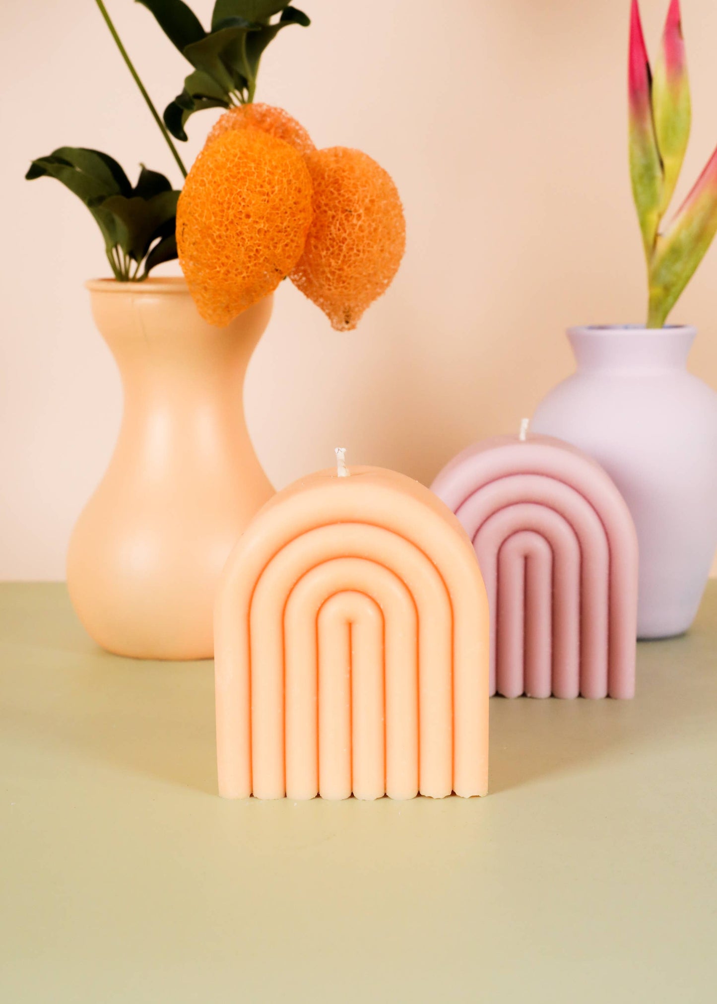 JaxKelly - Short Arch Candle - Melon