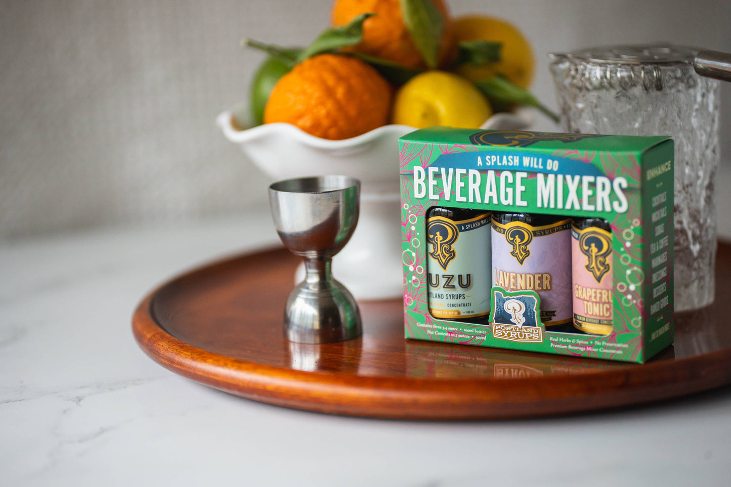 Portland Syrups - Gift Set - Emerald Standard Cocktail / Mocktail Drink Mixers