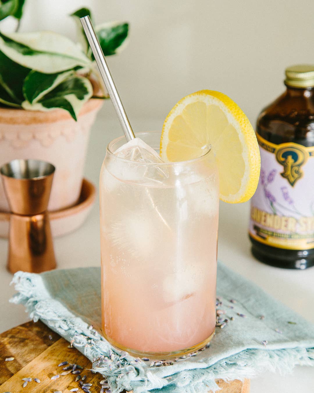 Portland Syrups - Lavender Syrup 12oz - cocktail / mocktail beverage mixer