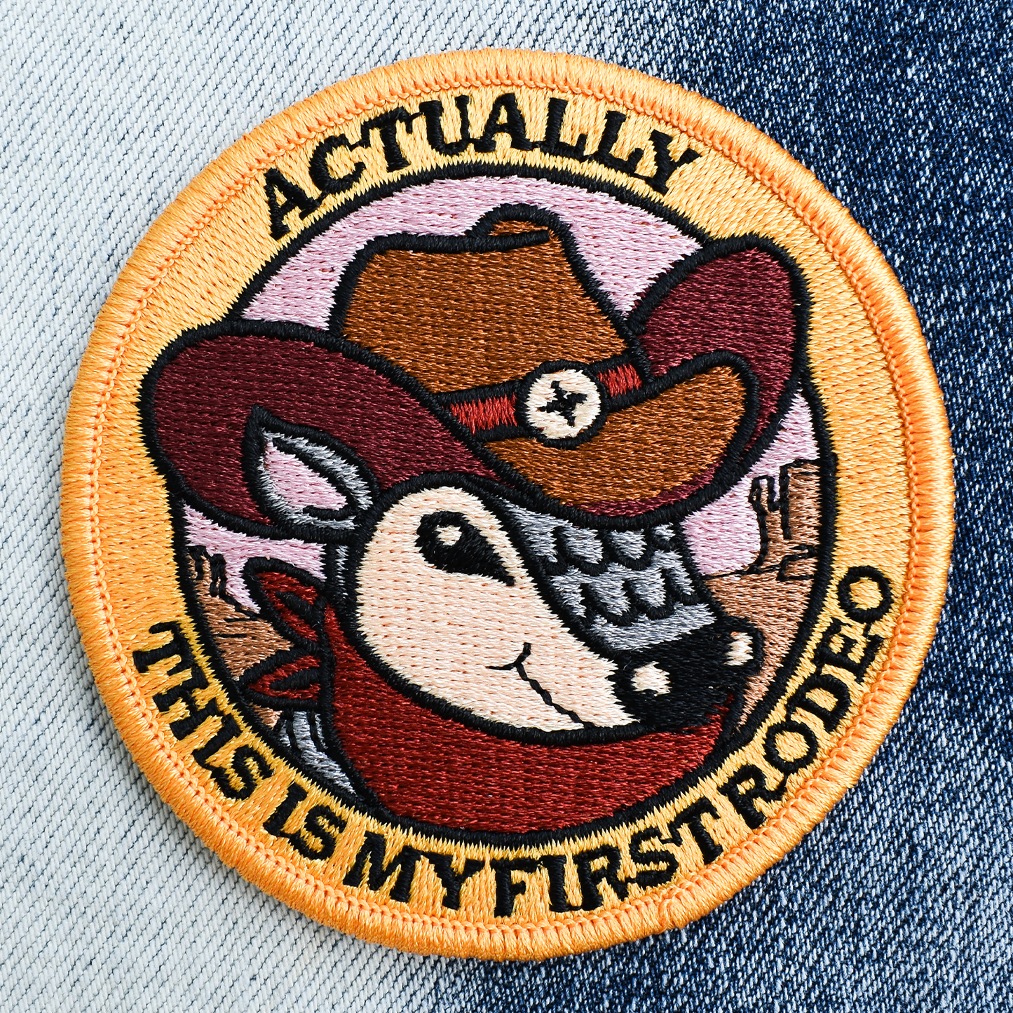 Retrograde Supply Co. - Actually, This is My First Rodeo (Iron-On Patch)