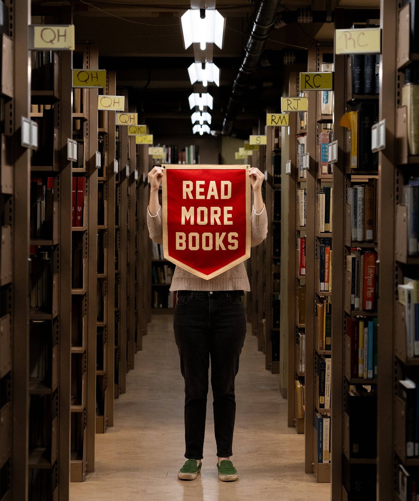Oxford Pennant - Read More Books Camp Flag - Stomping Grounds