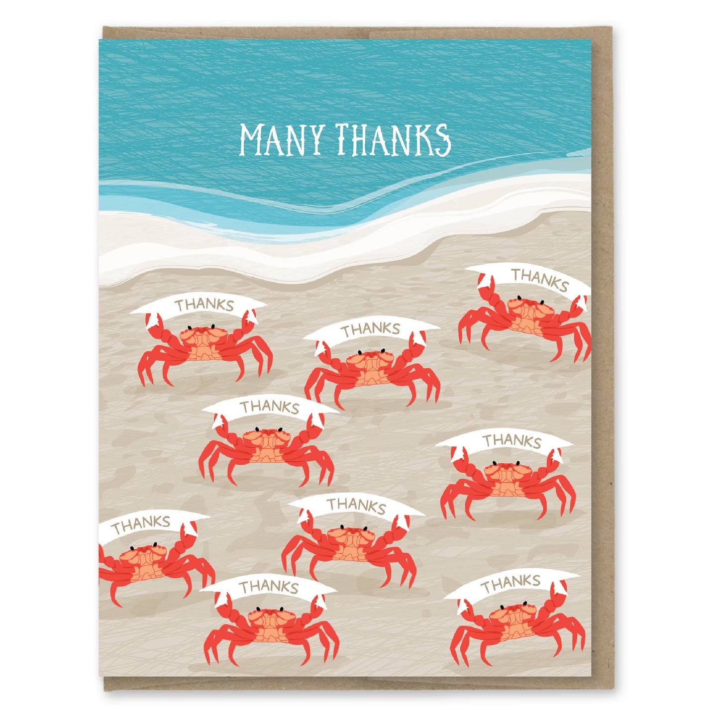 Modern Printed Matter - Many Thanks Card