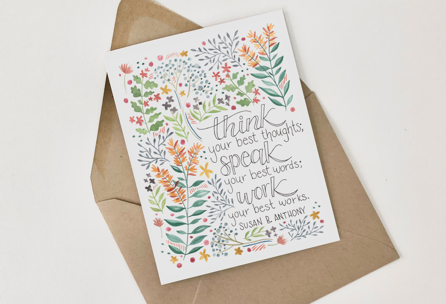 She Said It. - Susan B Anthony Greeting Card