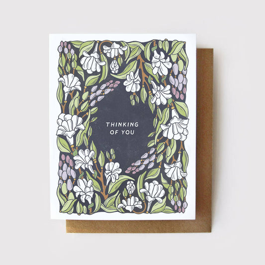 Thinking of You Card - Tuberose Card: Zero Waste, NO Packaging - Root & Branch Paper Co.