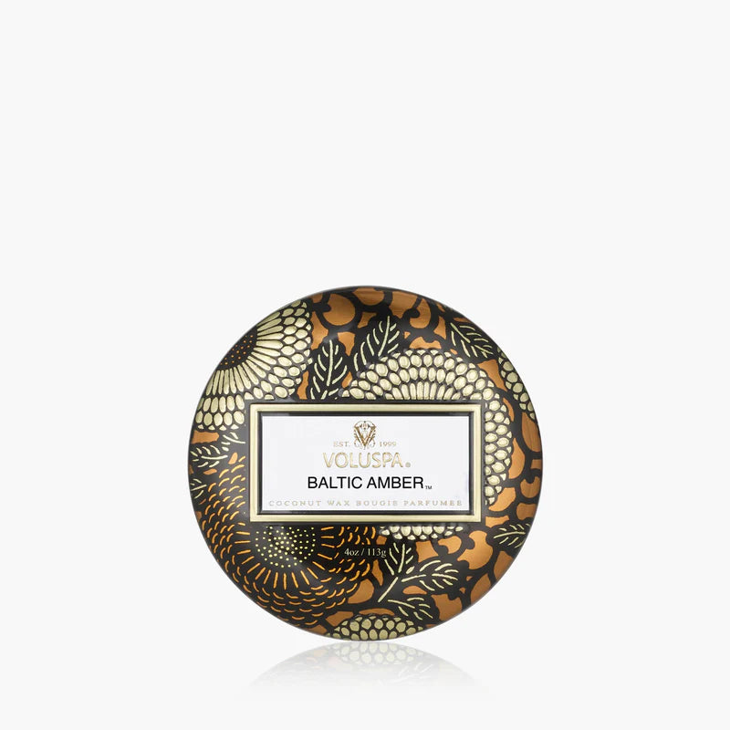Baltic Amber - Mini Tin Voluspa Candle