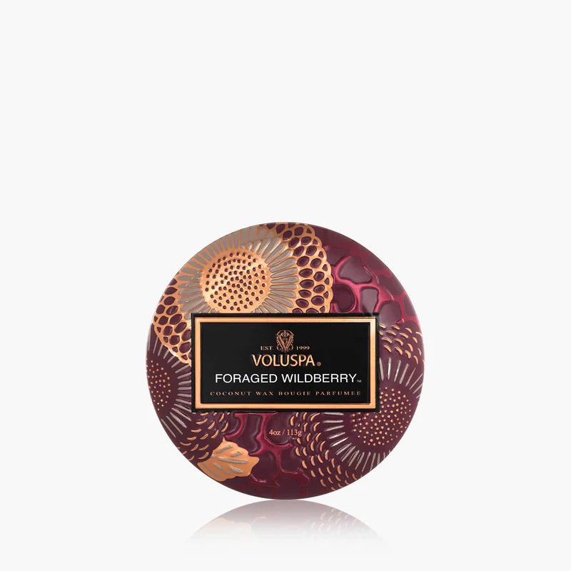 Foraged Wildberry - Voluspa Mini Tin Candle