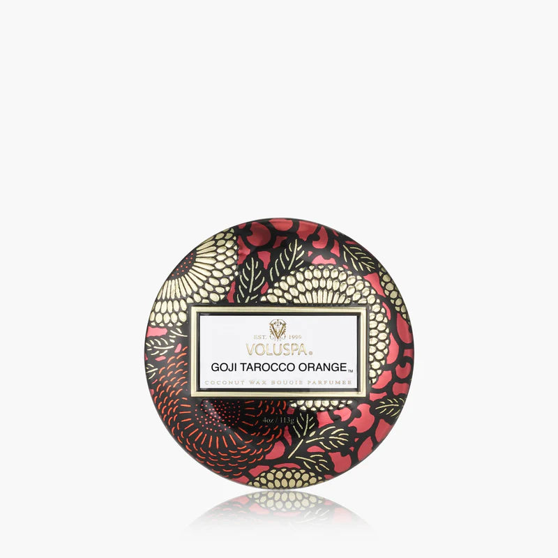 Goji Tarocco Orange - Voluspa Mini Tin Candle