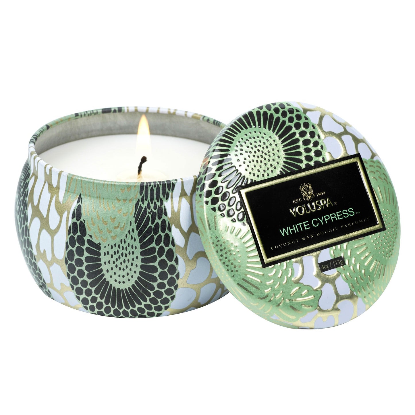 White Cypress - Mini Tin Voluspa Candle