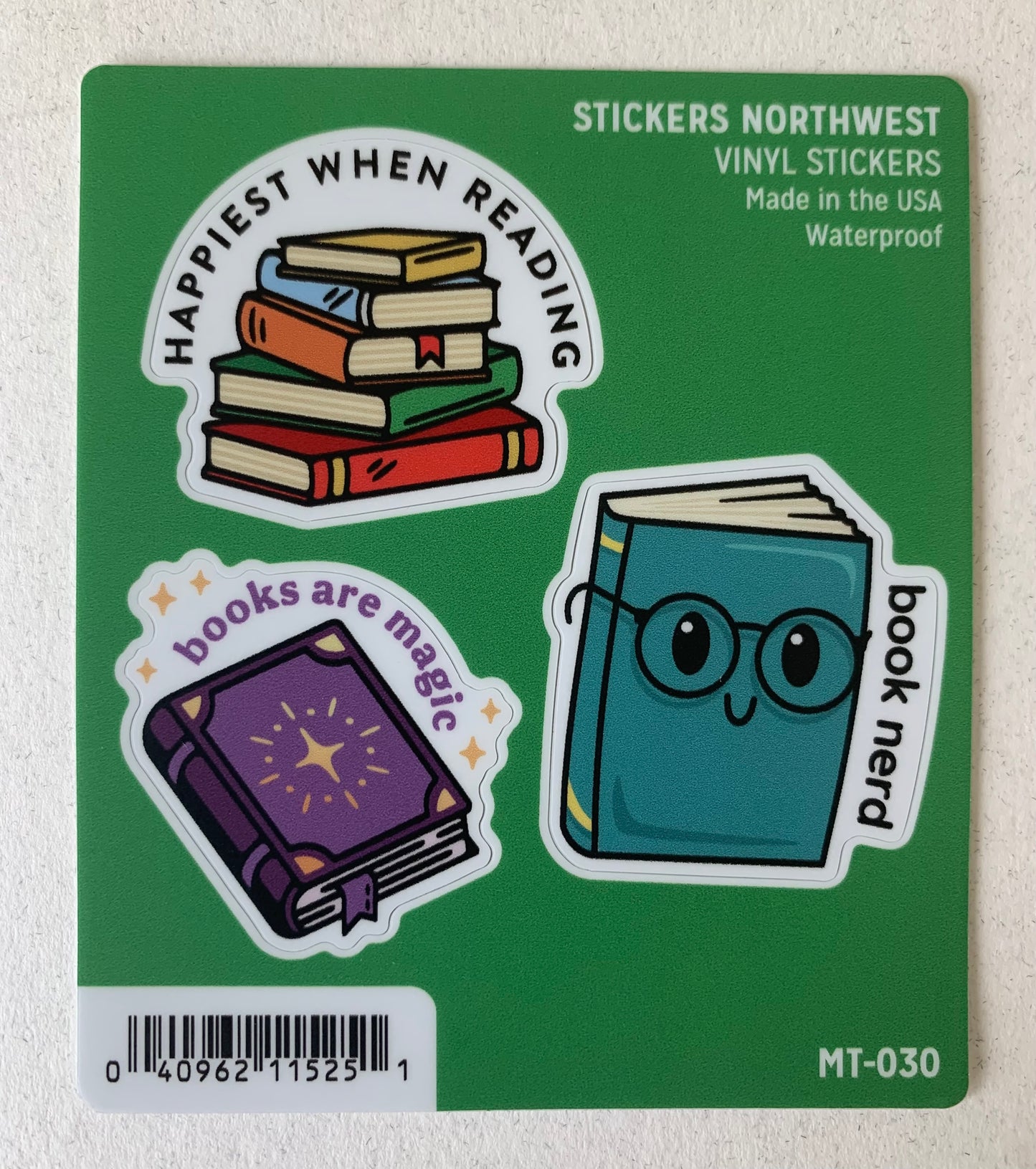 Book Lovers Mini Trio Stickers